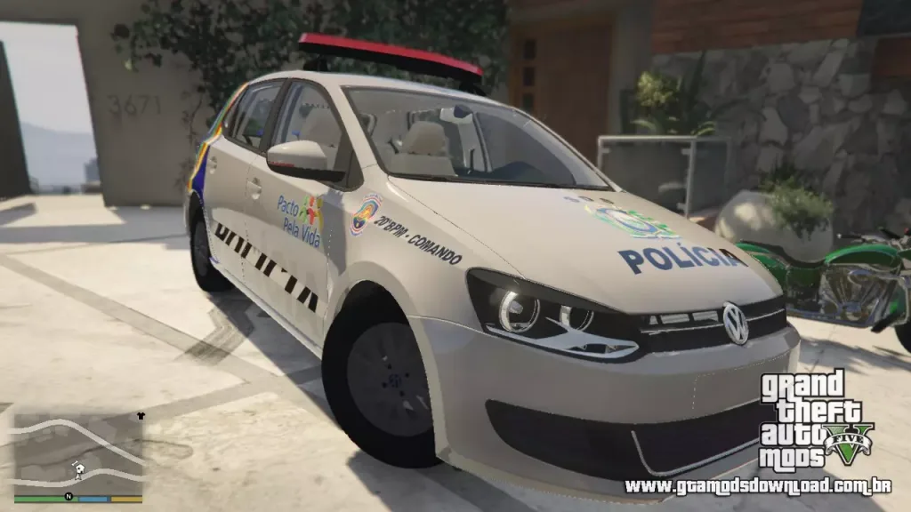 Volkswagen Gol G6 Polícia Militar Brasil para GTA V