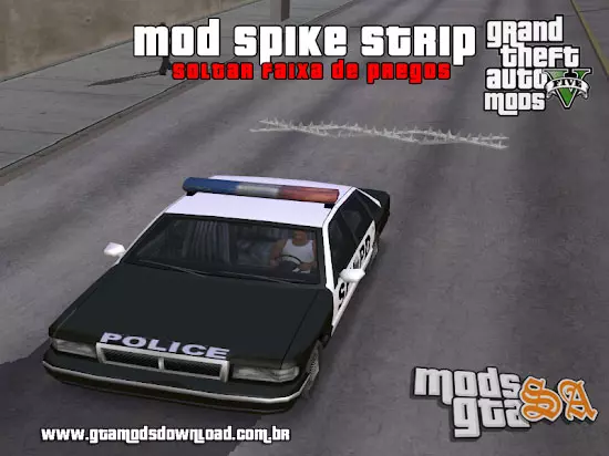 Mod Spike Strip - Faixa de Pregos GTA San Andreas