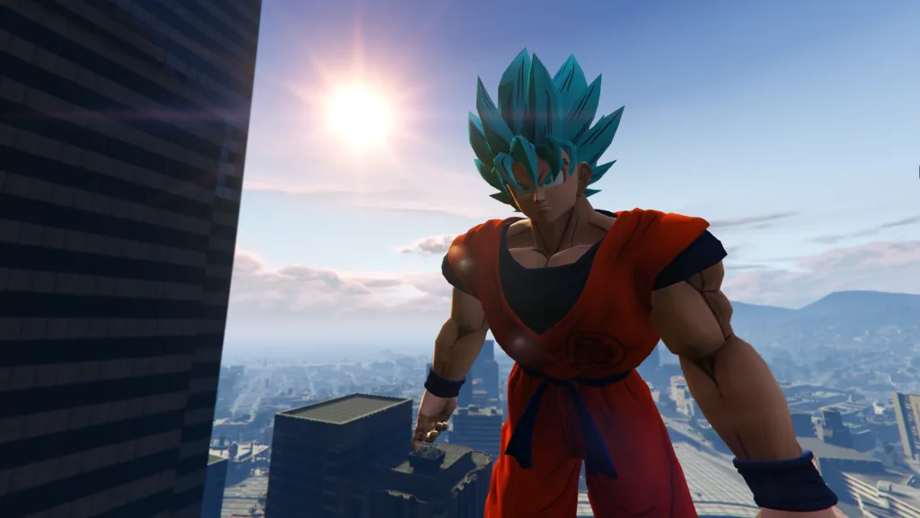 Skin Dragon Ball Z Goku [Add-On] Para GTA V 
