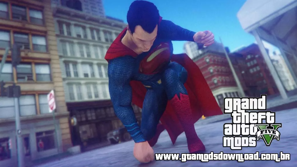 Skin Superman BvS Injustice 2 [Add-On Ped] Para GTA V