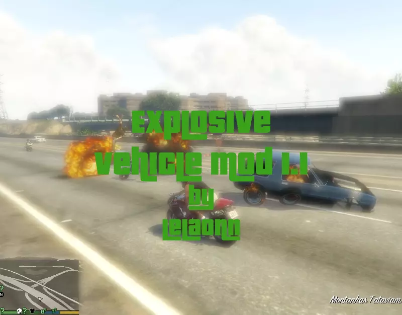 Mod dos veículos explosivos para GTA V